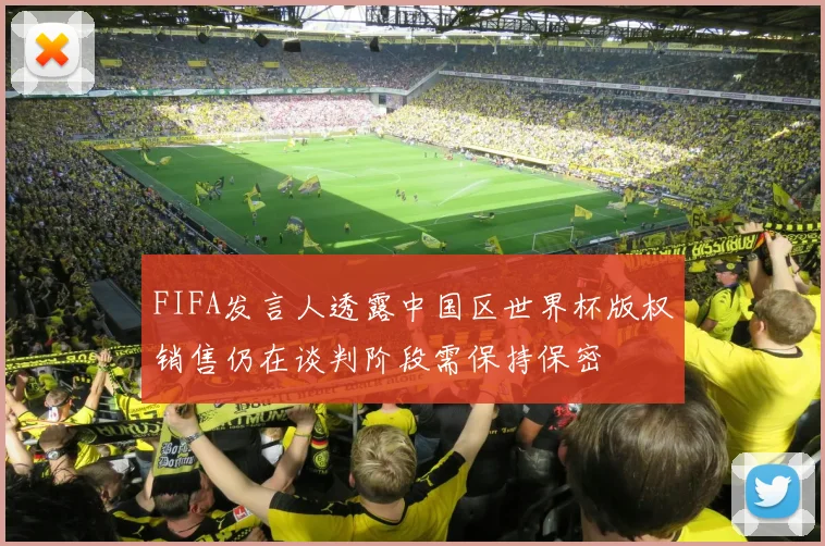 FIFA发言人透露中国区世界杯版权销售仍在谈判阶段需保持保密
